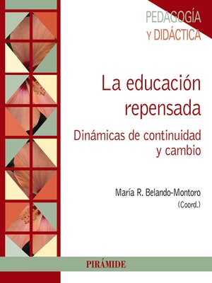 cover image of La educación repensada